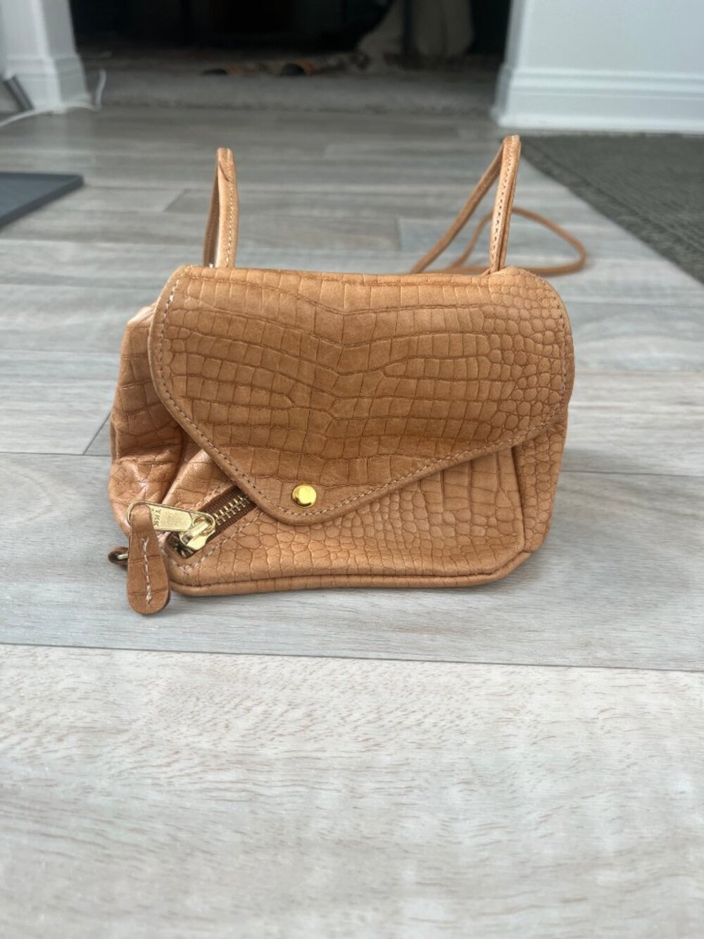 Handmade Leather Convertible Crossbody Purse